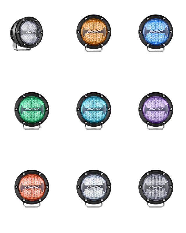 RIGID 360-Series 4 in. Off-Road LED Light Pair, Diffused, RGBW Backlight