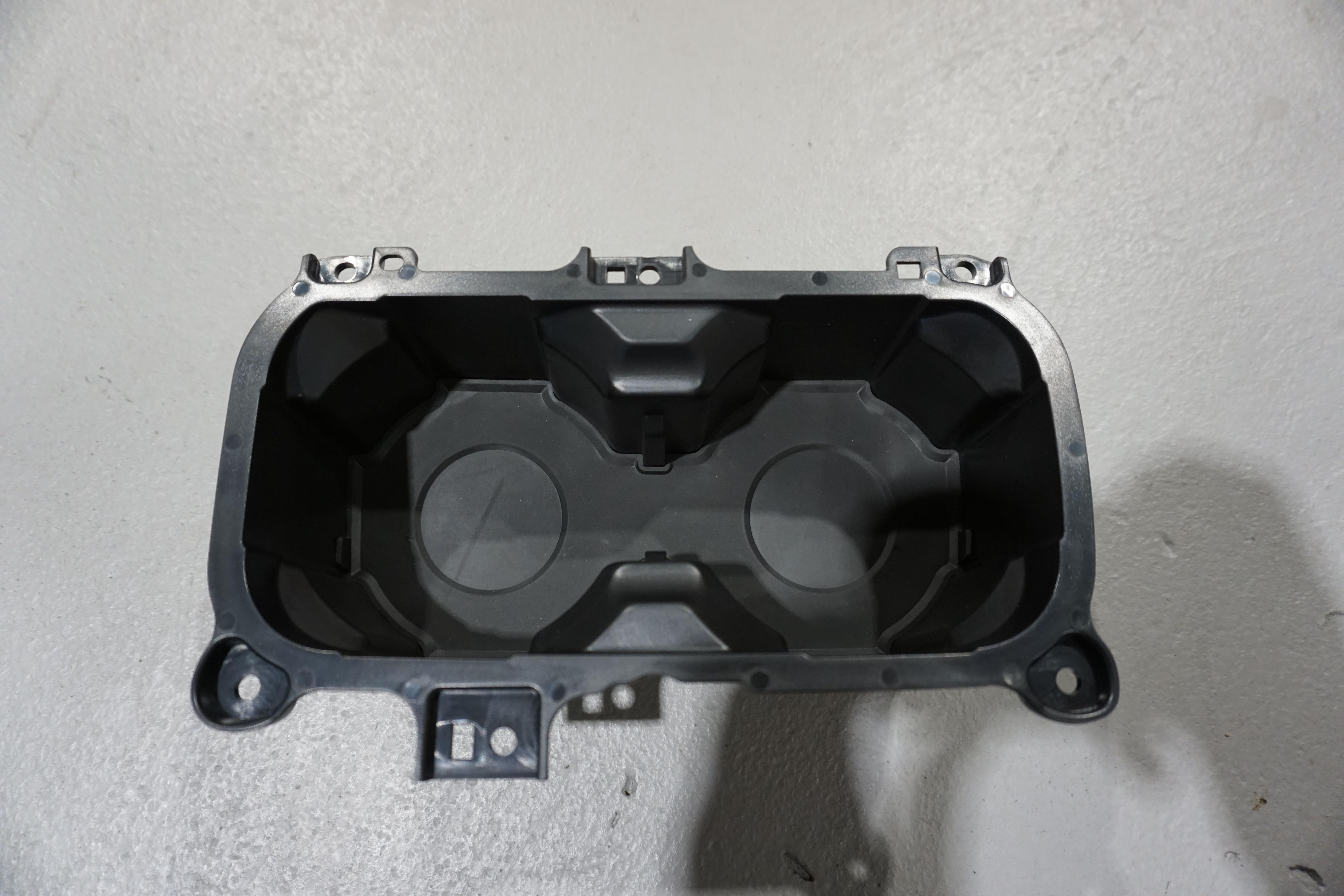 Oversize Cup Holder with Tray (2016-2023 Tacoma) - BLACK