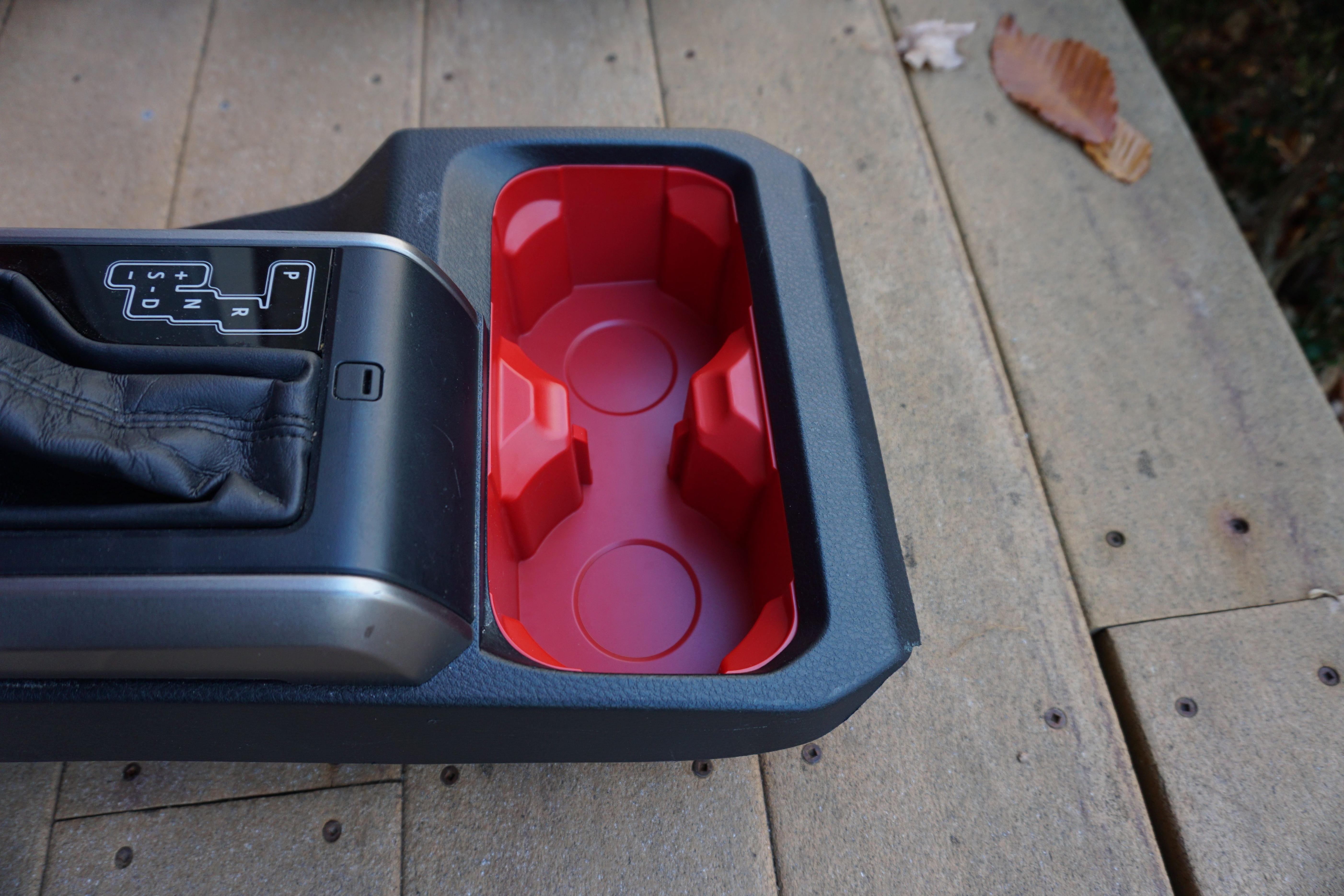 Oversize Cup Holder with Tray (2016-2023 Tacoma) Truck Interior Organizer Accessory