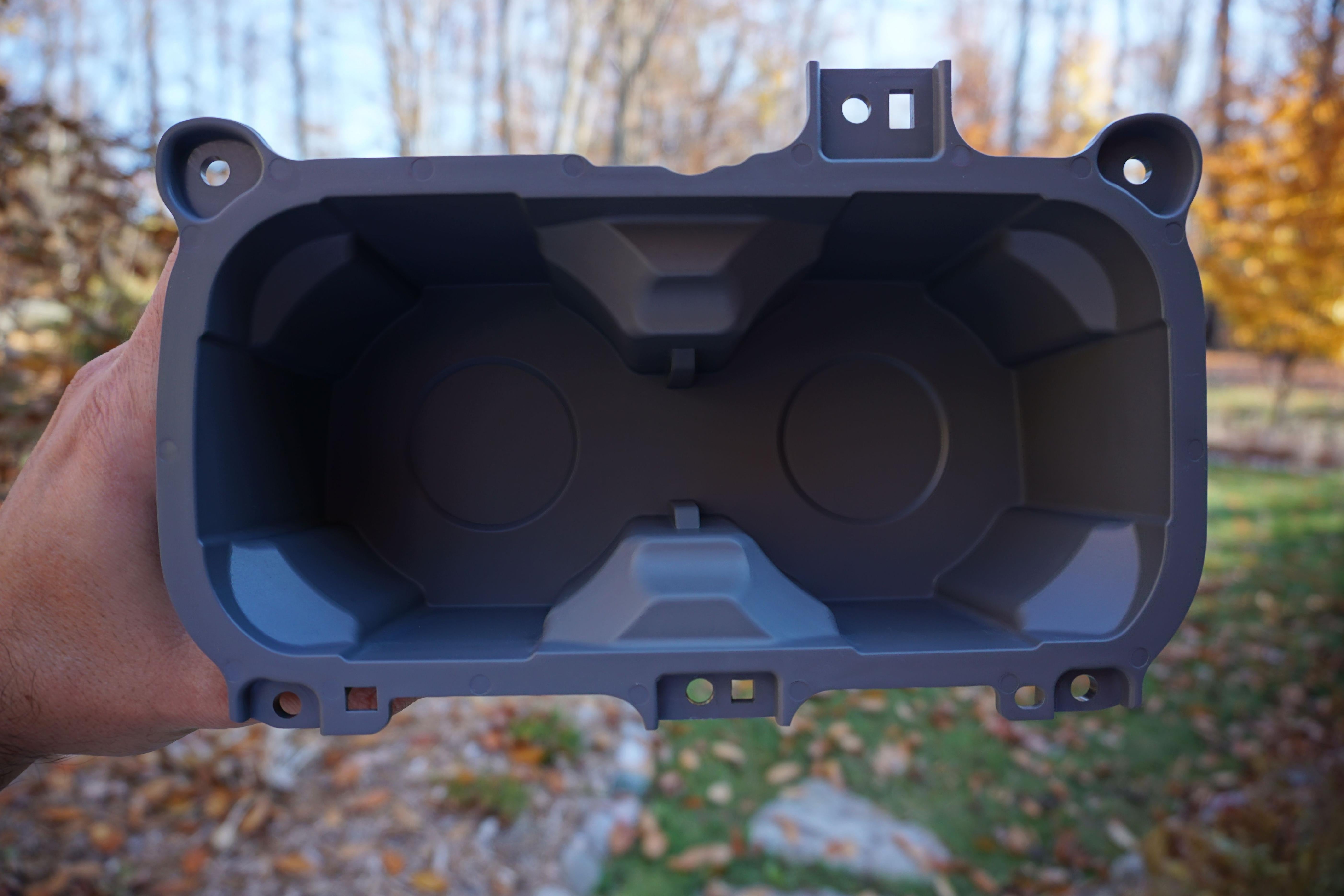 Oversize Cup Holder with Tray (2016-2023 Tacoma) - CEMENT