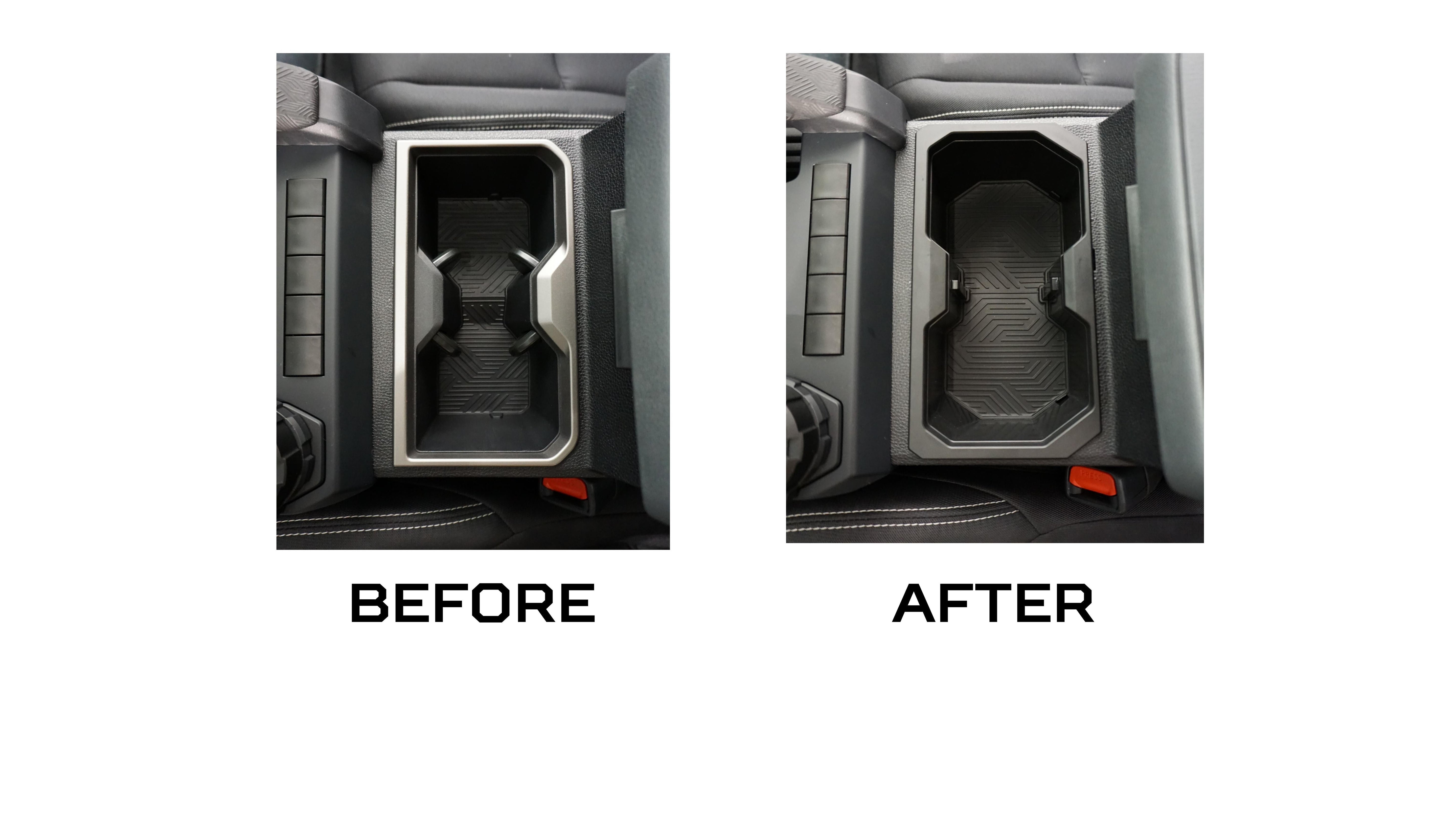 Oversize Cup Holder (2024+ Tacoma) - BLACK