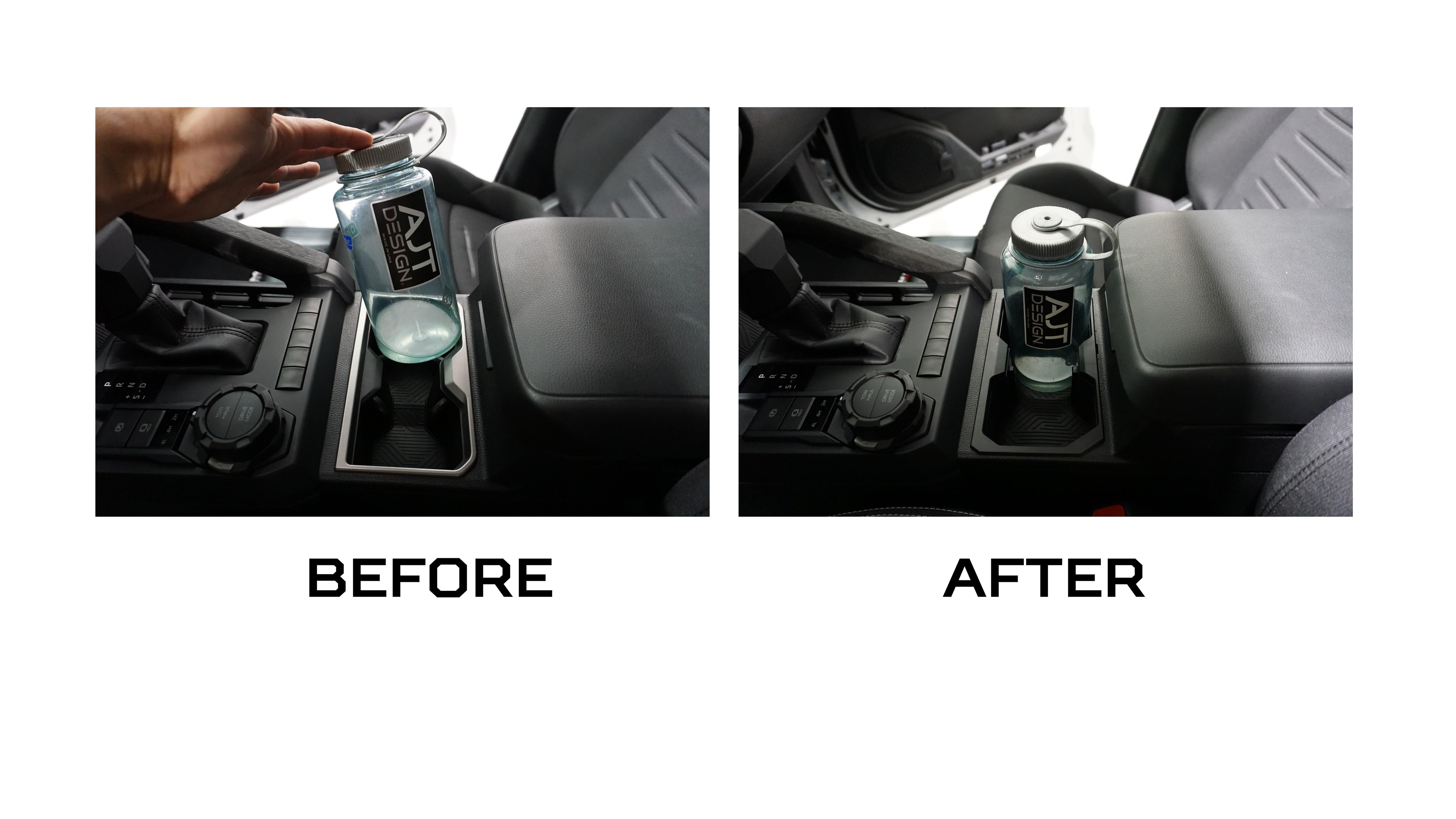 Oversize Cup Holder (2024+ Tacoma) - Oversized Center Console Cup Carrier Accessory