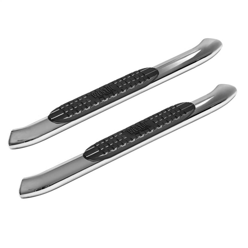 Westin PRO TRAXX 4 Oval Nerf Step Bars, Stainless, Regular Cab, fits Chevy Silverado 1500