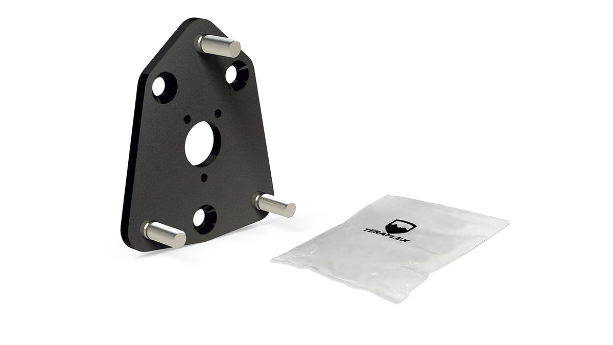 TeraFlex JL: Alpha HD 8-Lug Spare Tire Mount Adapter Kit (5x5" To 8x6.5")
