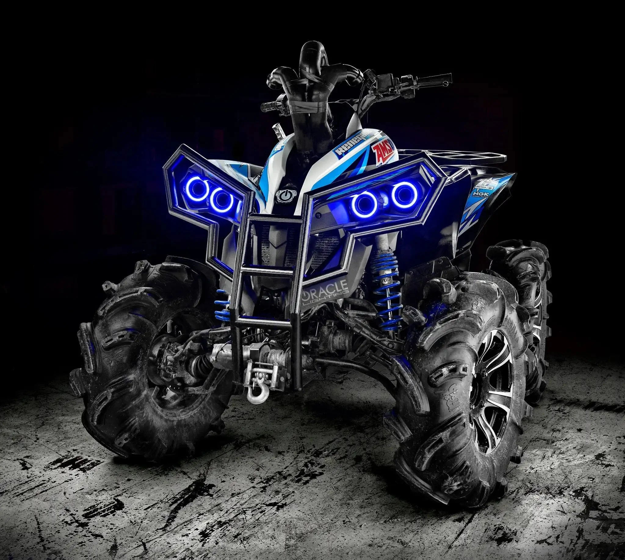 ORACLE Lighting 2007-2019 Can-Am Renegade LED Surface Mount Headlight Halo Kit