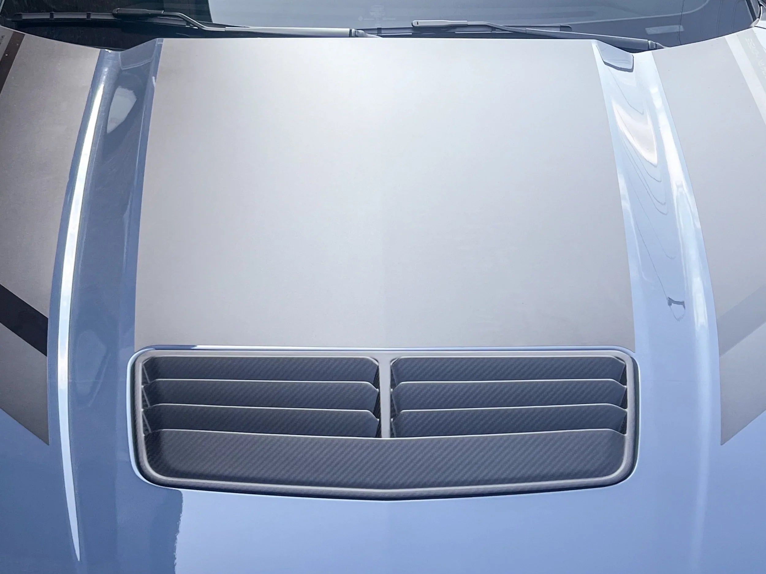 2024-Current Ford Mustang GT Dry Carbon Hood Vent