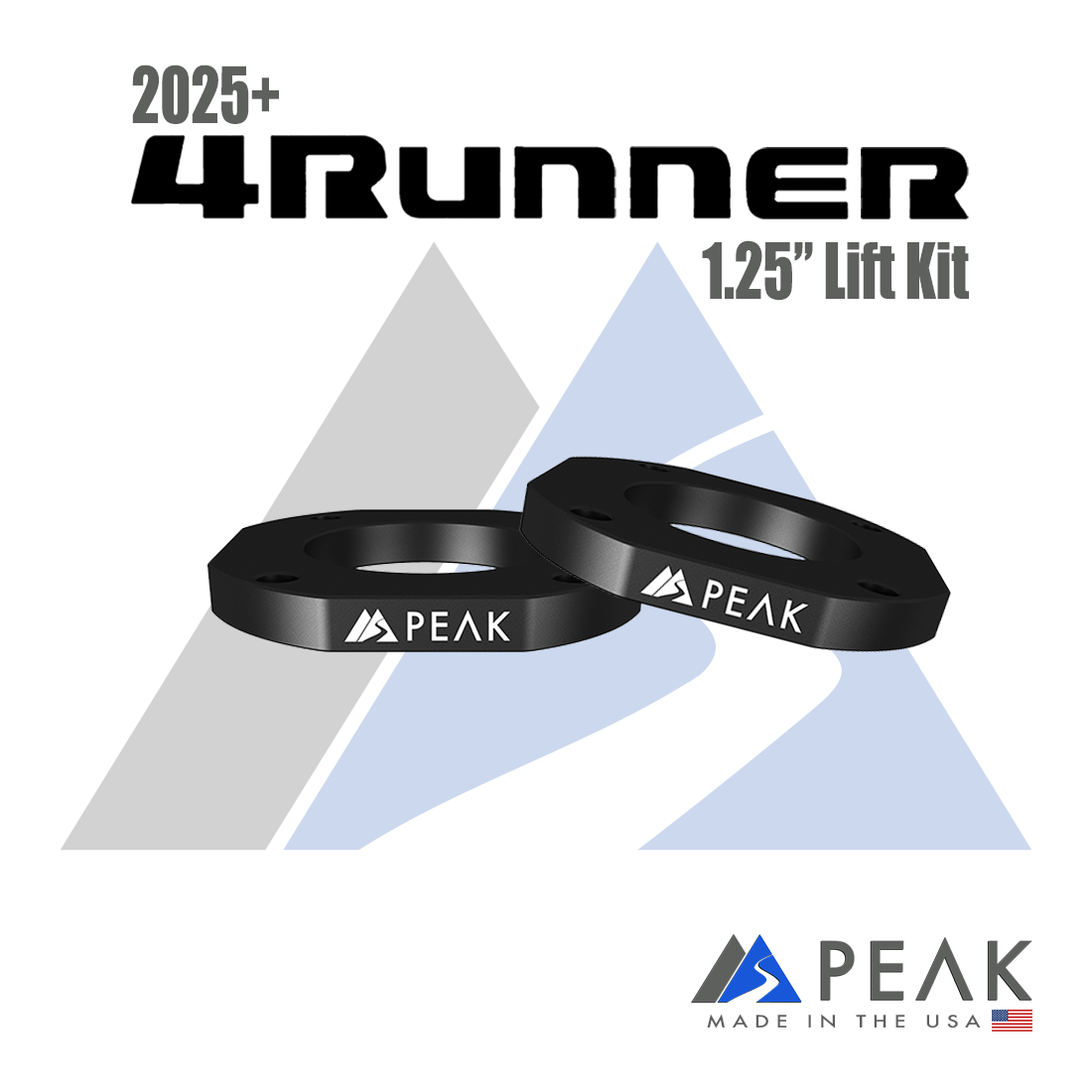 Peak Suspension 2025+ Toyota 4Runner – 1.25" Lift for 2025+ Toyota 4Runner