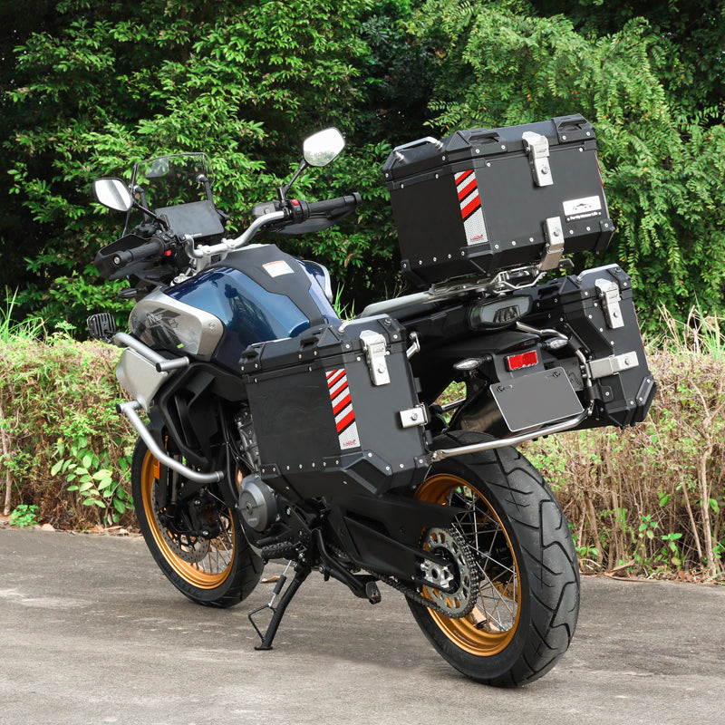 Aluminum Side Panniers, Top Case & Mounting Rack System for CFMOTO 800MT(2021-)