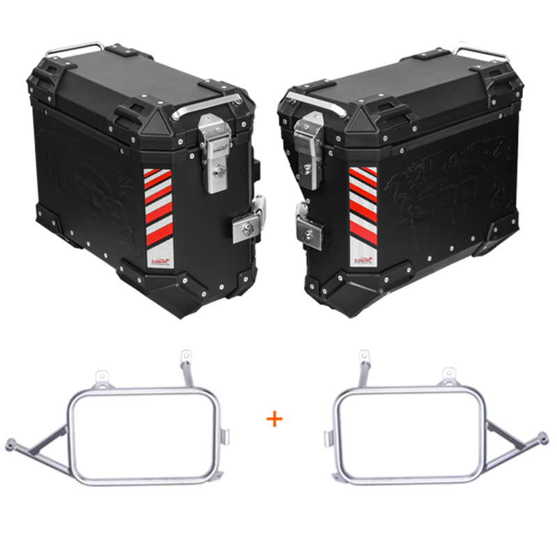 Aluminum Side Panniers, Top Case & Mounting Rack System for CFMOTO 800MT(2021-)