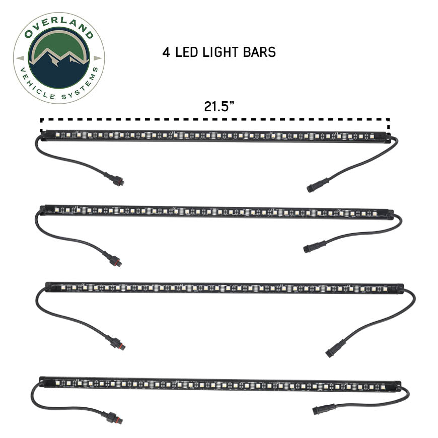 OVS 4 piece universal RGBWW LED light kit - view 3
