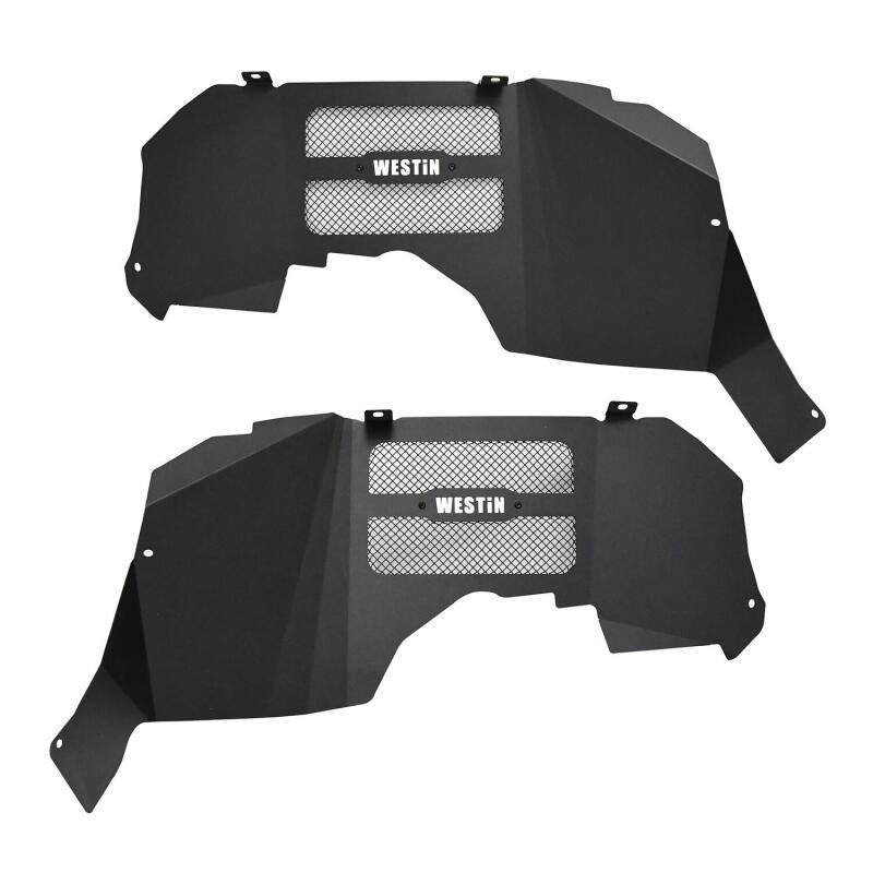 Westin Front Inner Fenders, Textured Black, fits Jeep Wrangler