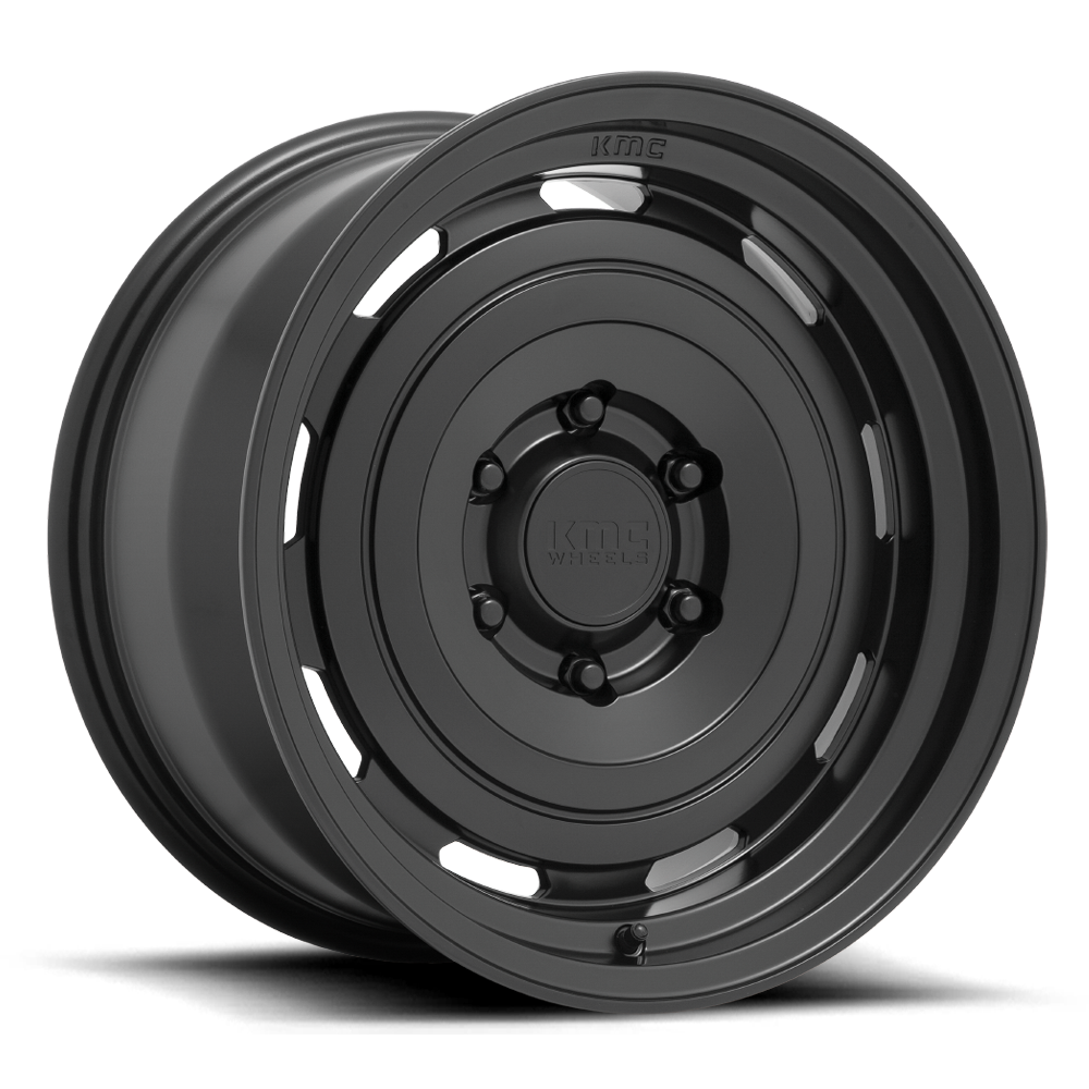 KMC KM720 Roswell wheel in Satin Black, universal fit