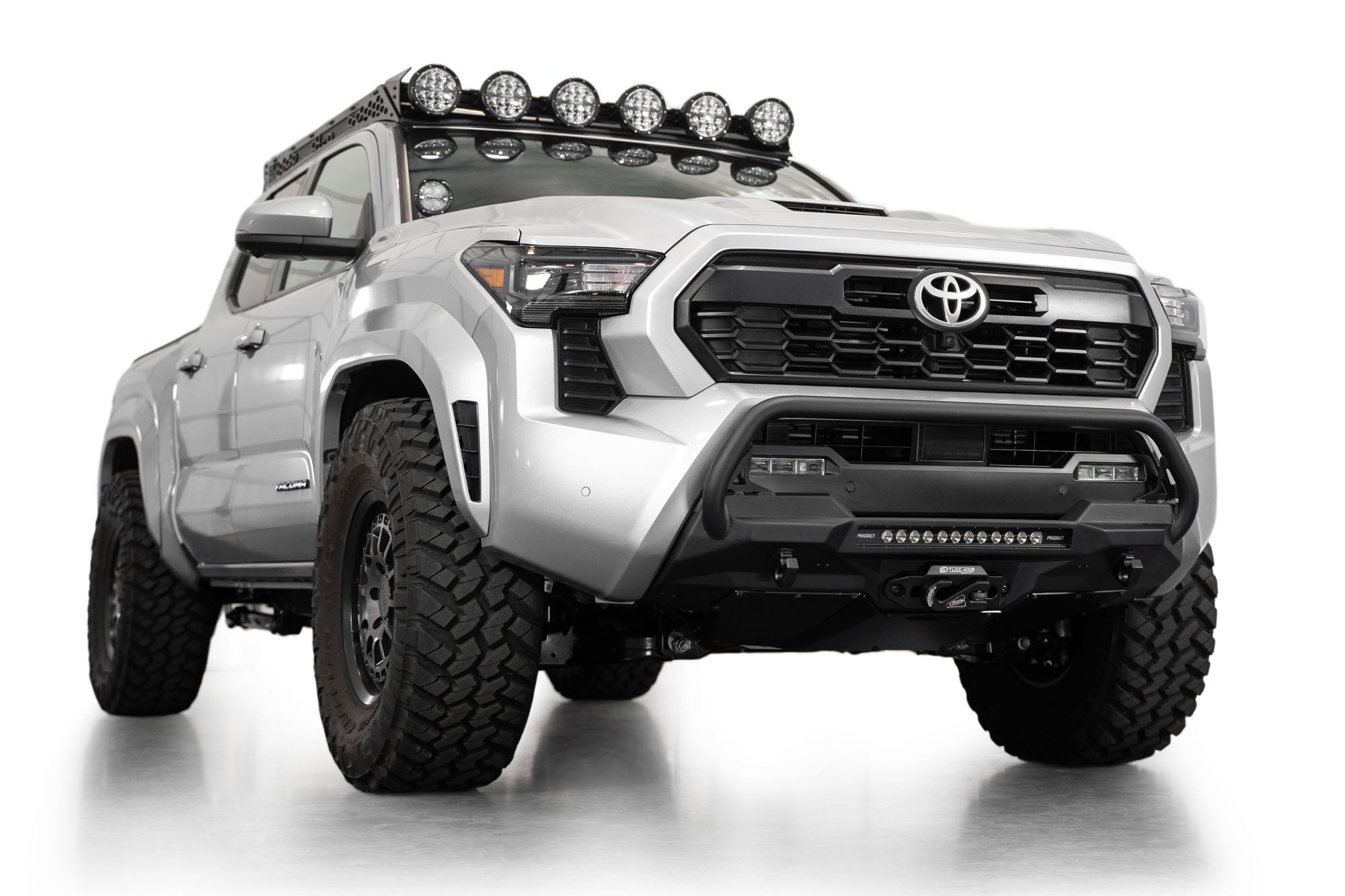 4th-gen-Toyota-Tacoma-Stealth-Series-Center-Mount-Winch-Front-Bumper-with-Top-Hoop-9 - NVMOS