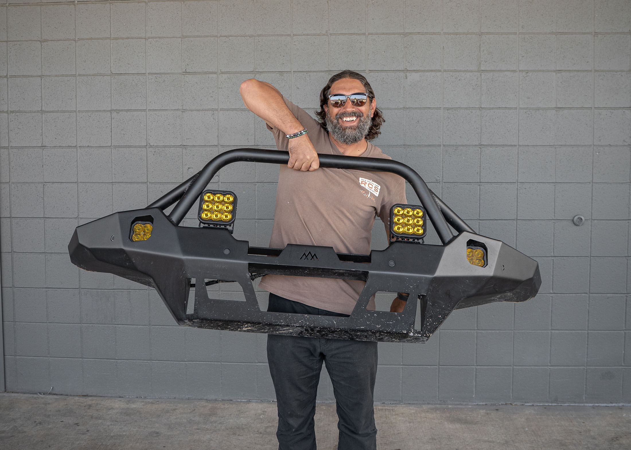 Backwoods Toyota Tacoma 4th Gen (2024+) Hi-Lite Overland Front Bumper [PreRunner Bull Bar]