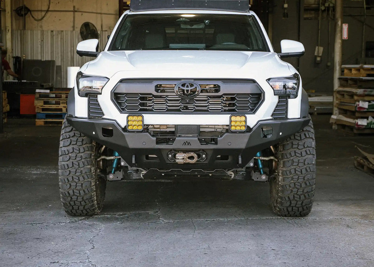 4th-gen-toyota-tacoma-off-road-front-bumper-installed - NVMOS