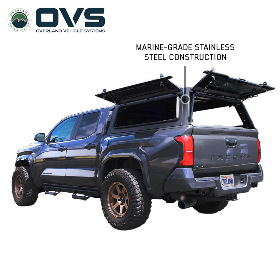Overland Vehicle Systems Expedition PRO truck cap for 2024-2027 Toyota Tacoma - view 3