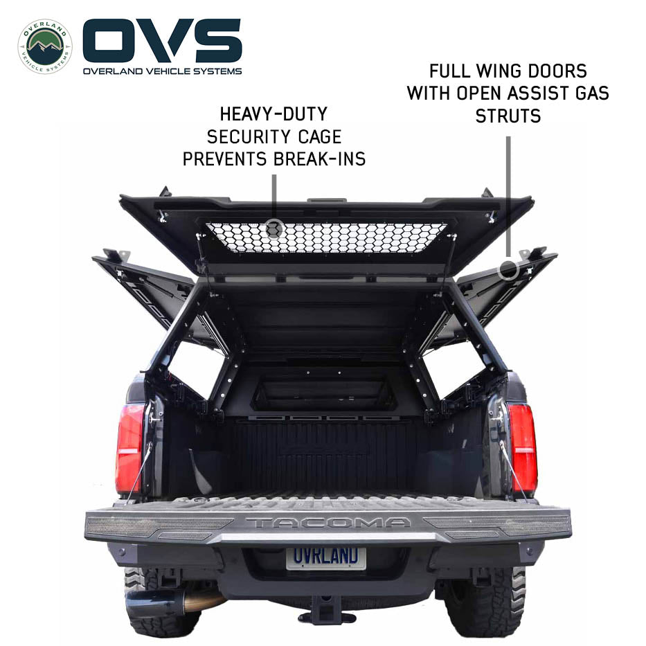 Overland Vehicle Systems Expedition PRO truck cap for 2024-2027 Toyota Tacoma - view 7