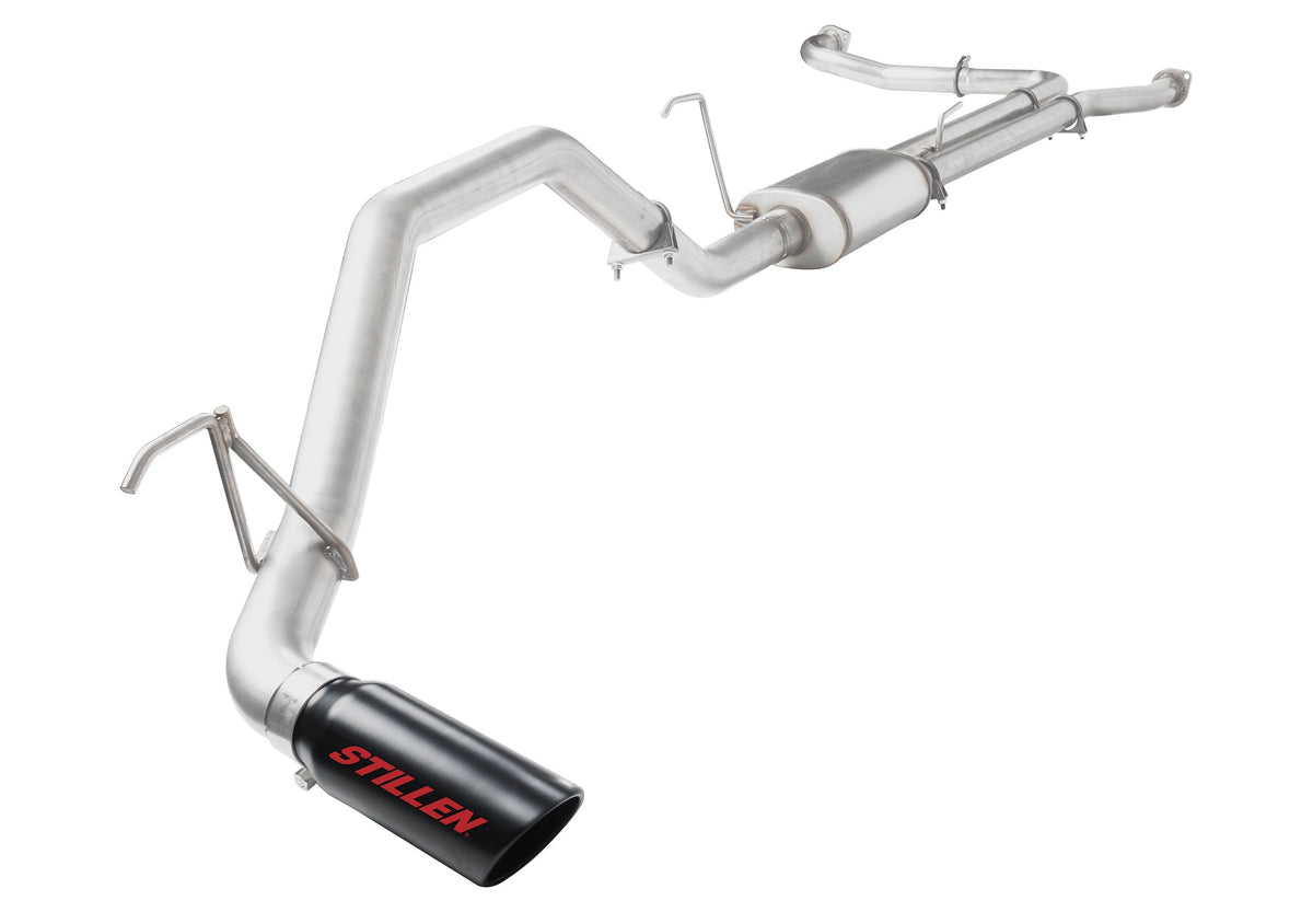 STILLEN cat-back exhaust with black tip for 2016-2024 Nissan Titan 5.6L
