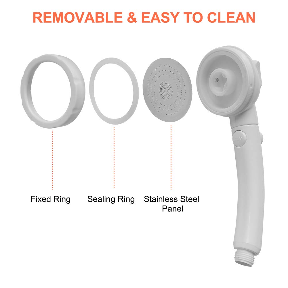 Camplux Portable Shower head with Garden Hose Quick Connector