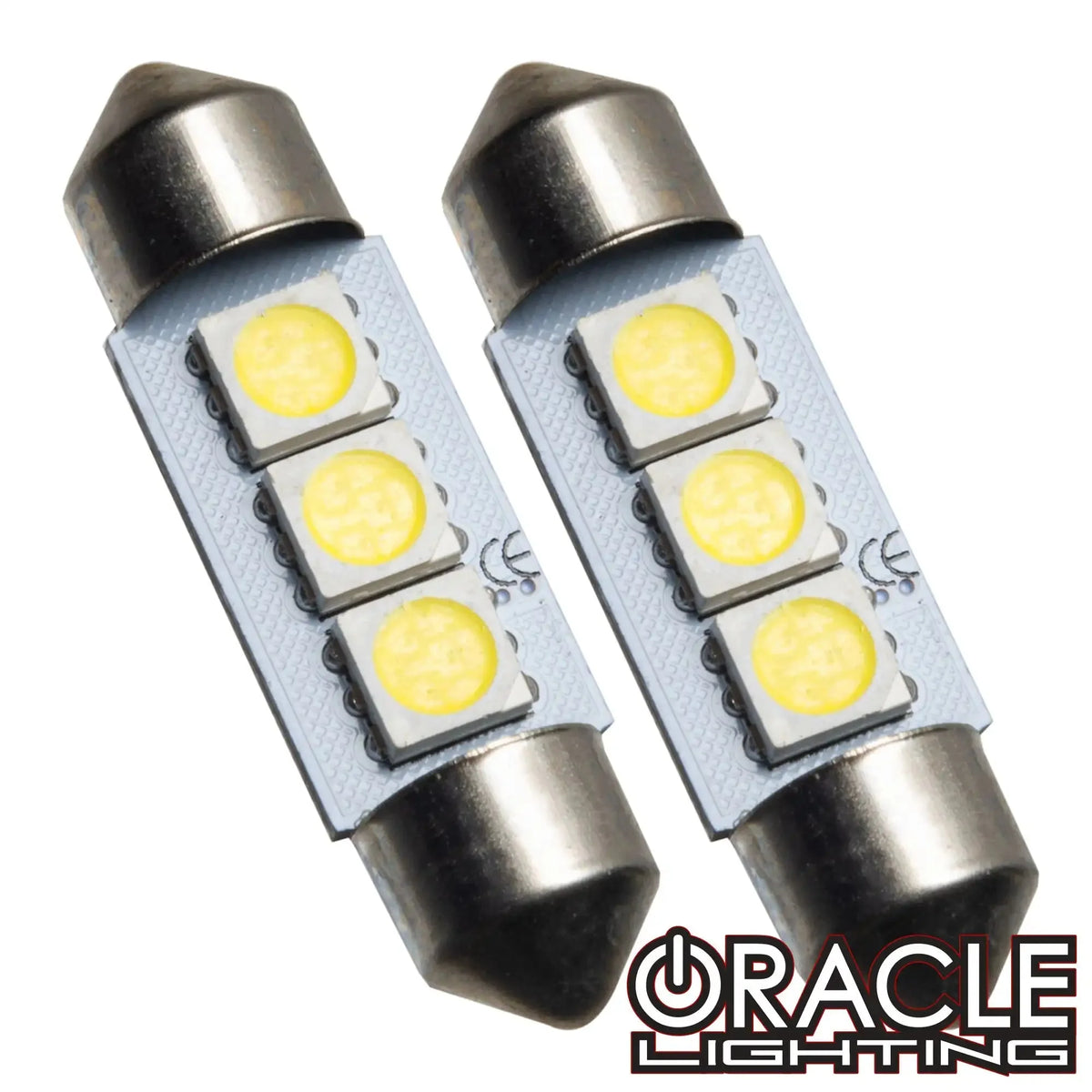 ORACLE 37mm cool white festoon bulbs for universal fit