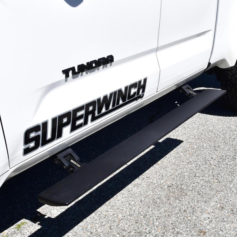 Westin Pro-e Electric Running Boards, Double Cab, fits Toyota Tundra