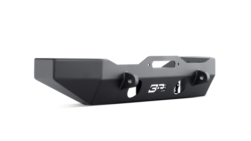 Body Armor 4x4 Mid-Stubby Front Winch Bumper, fits Jeep Wrangler