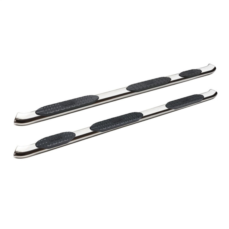 Westin PRO TRAXX 5 Wheel-to-Wheel Oval Nerf Step Bars, Double Cab, fits Chevy Silverado 1500