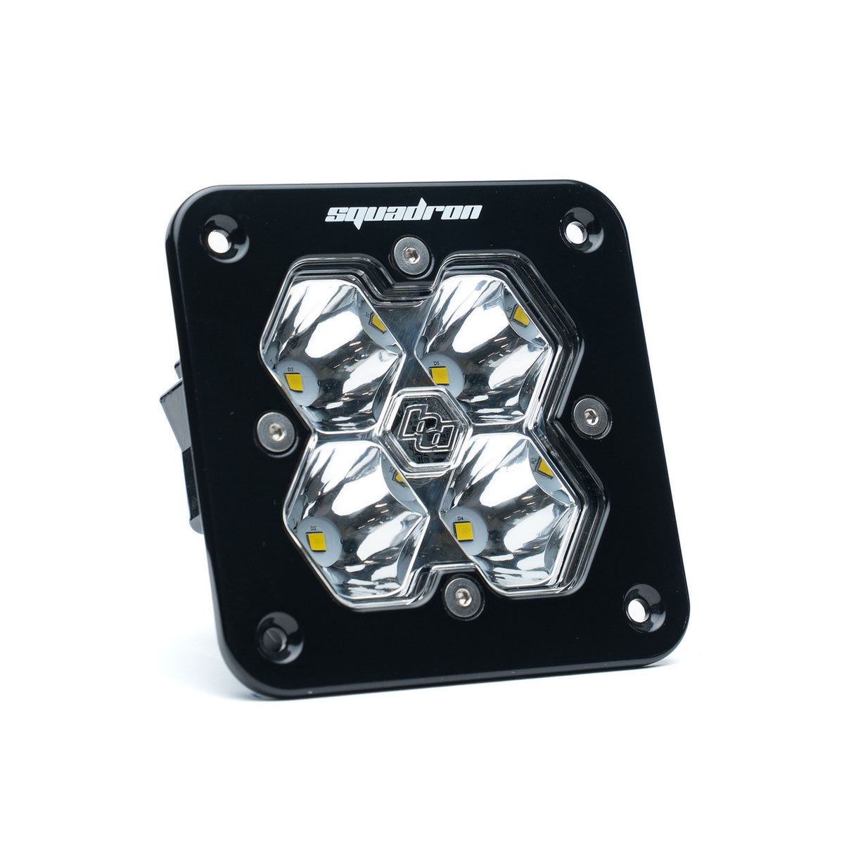Baja Designs Squadron 2.0 Sport Black Flush Mount LED Auxiliary Light Pod
