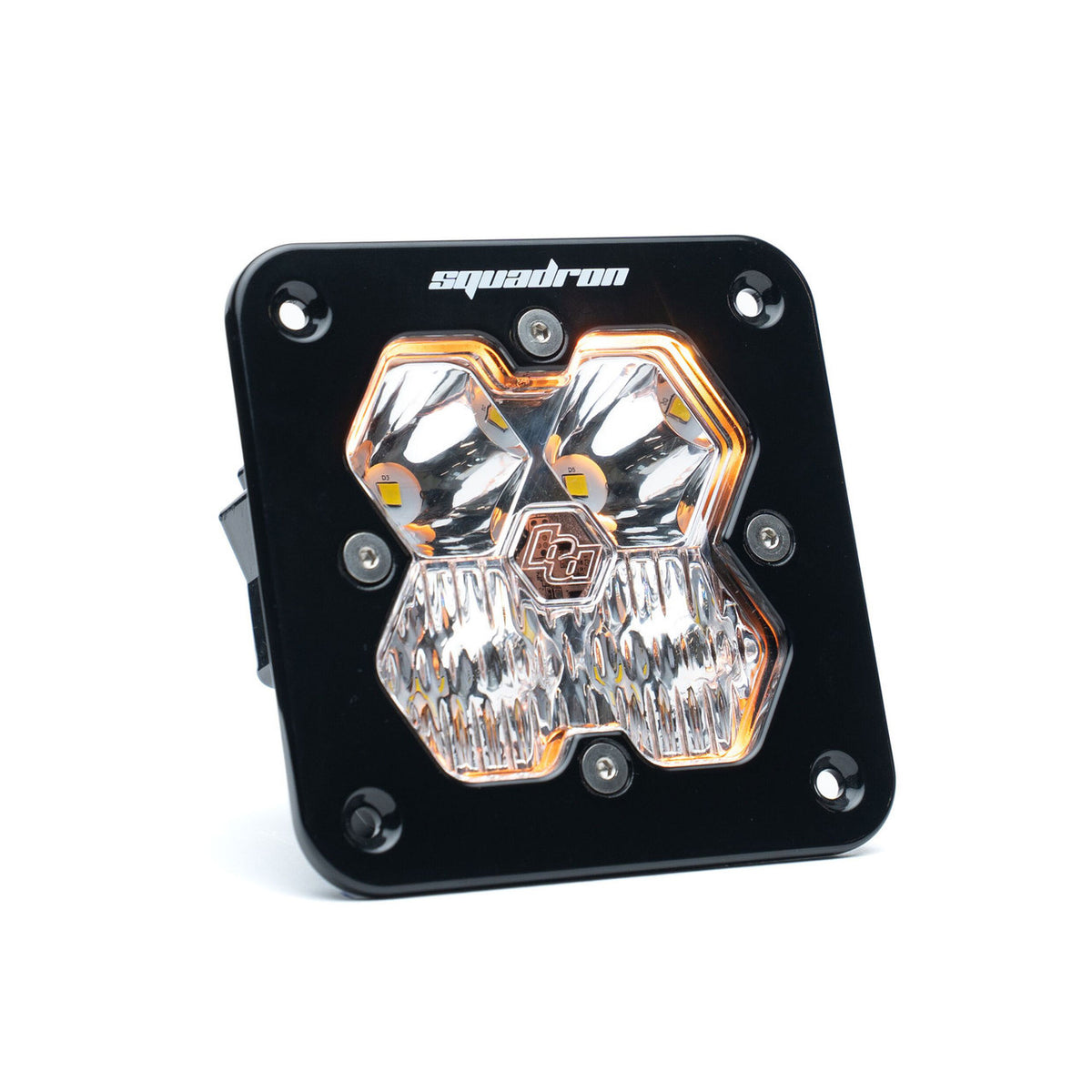 Baja Designs Squadron 2.0 Sport Black Flush Mount LED Auxiliary Light Pod