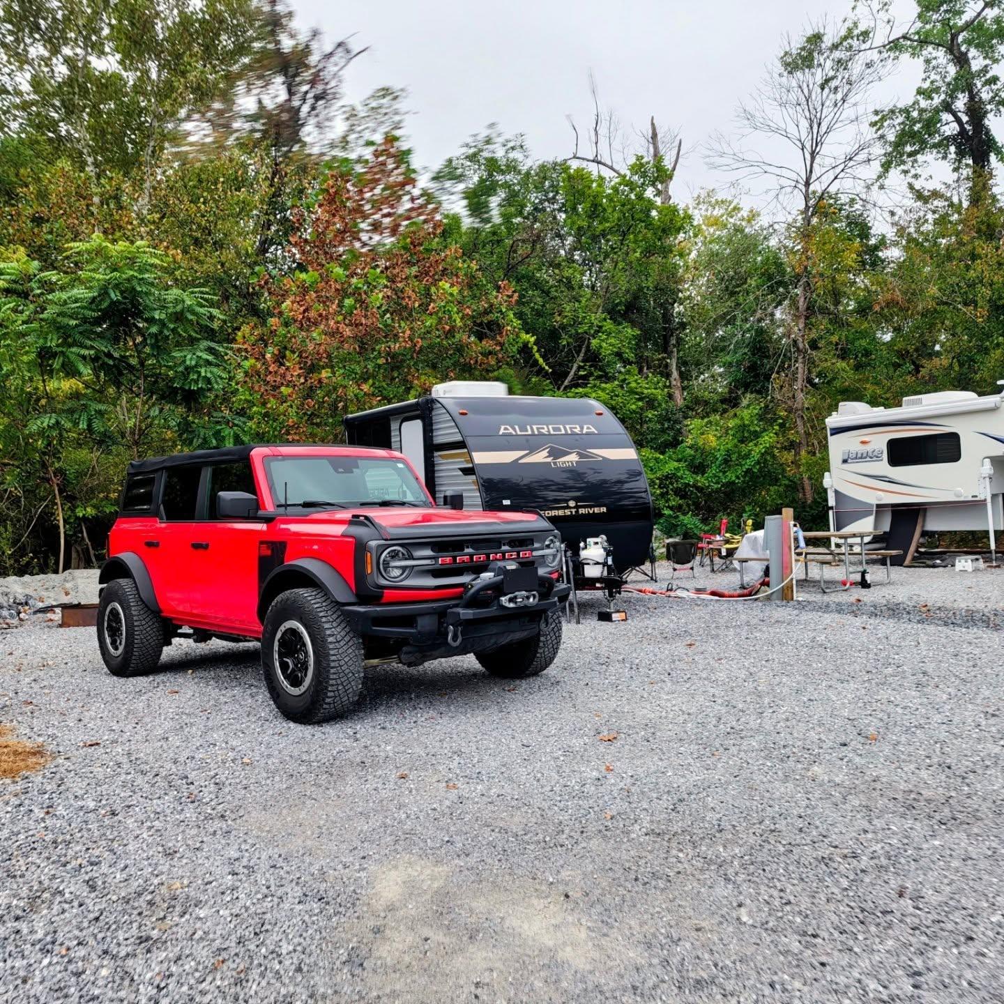 Topo American Flag Fender Overlays - 2021+ Bronco