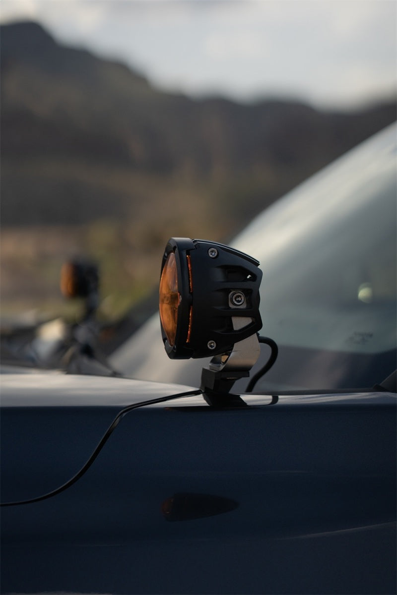 RIGID 360-Series 4 in. LED Pod Pair, Spot, Amber PRO Lens