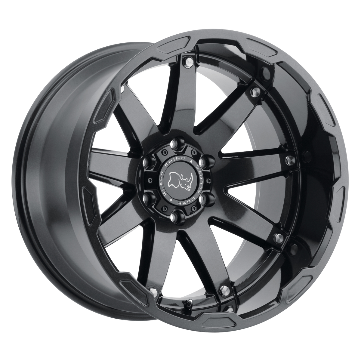 Black Rhino Oceano Wheel - Gloss Gun Black w/ SS Bolts