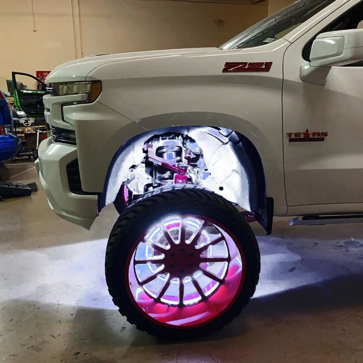 ORACLE Lighting white 4-piece underbody rock light kit for universal fit