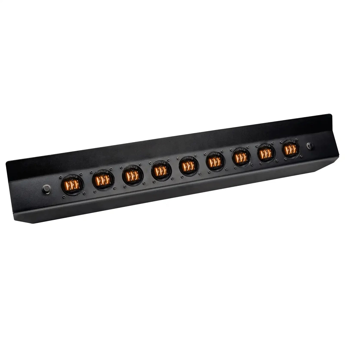 Skid plate with amber LED emitters