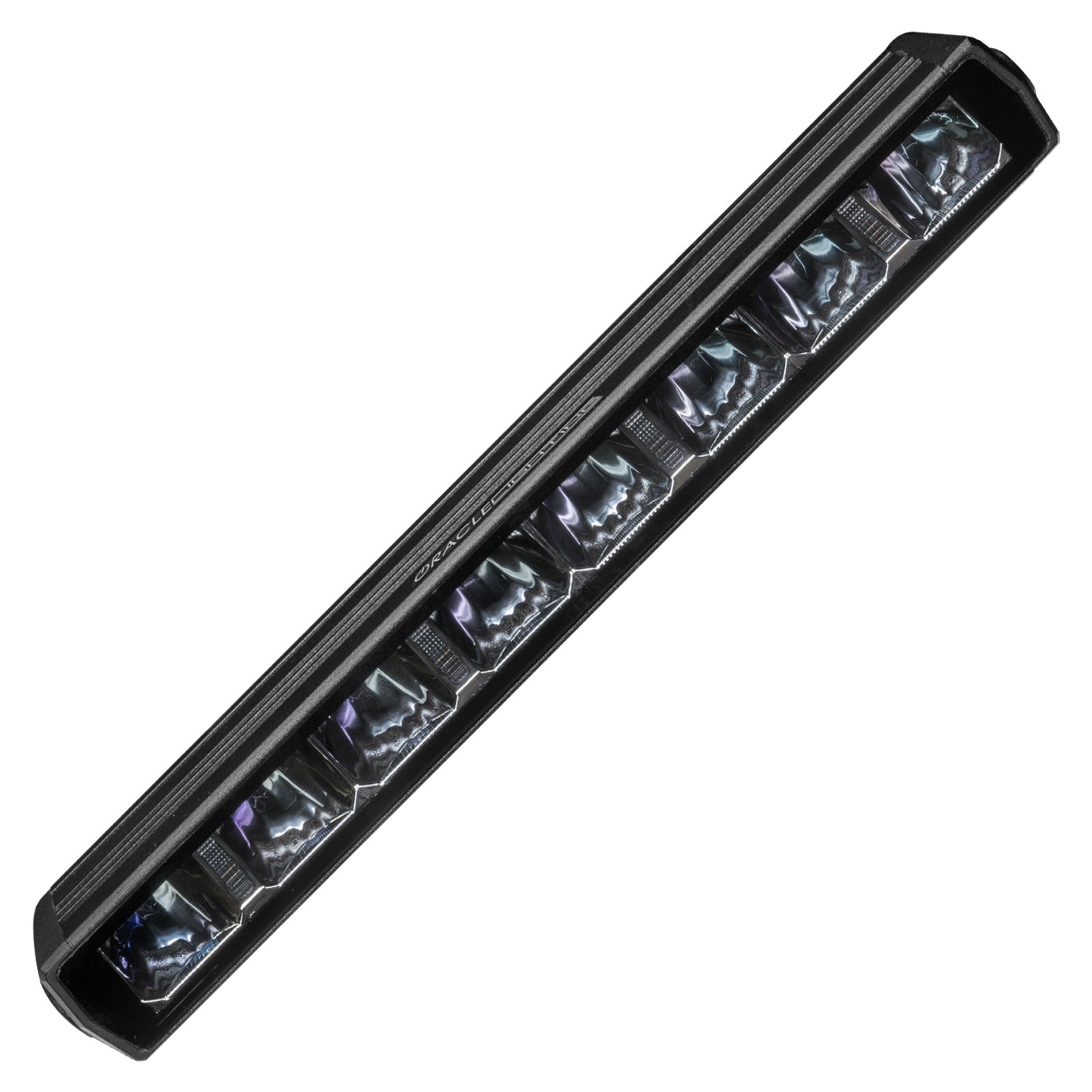 black off-road LED light bar with multiple reflector lenses for trucks and SUVs