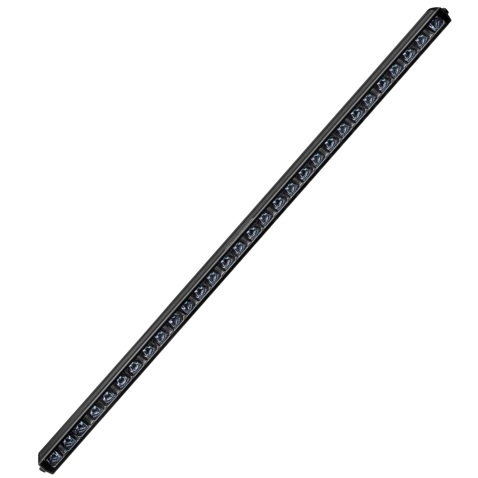 Slim black LED light bar for off-road vehicle or overlanding accessory