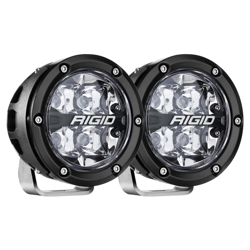 RIGID 360-Series 4 in. LED Pod Pair, Spot, RGBW Backlight