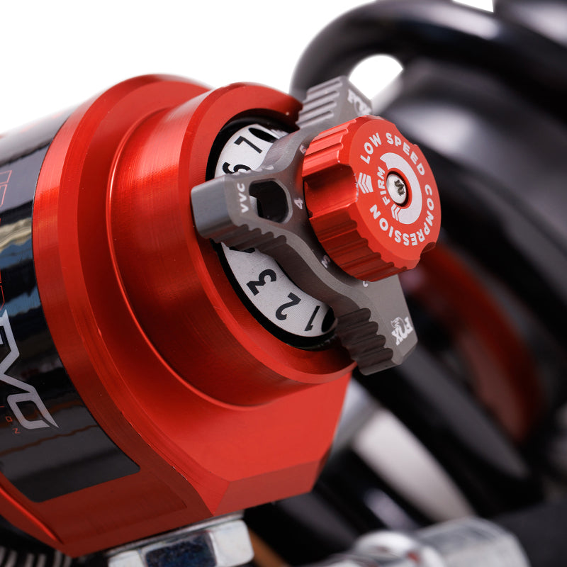FOX 3.2 Factory Race Front Internal Bypass Coilover Pair, DSC EVO (2-3 in. Lift), fits Toyota Tacoma