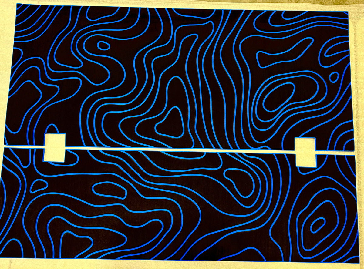 Diabolical Inc marine deck foam pad, engraved logo