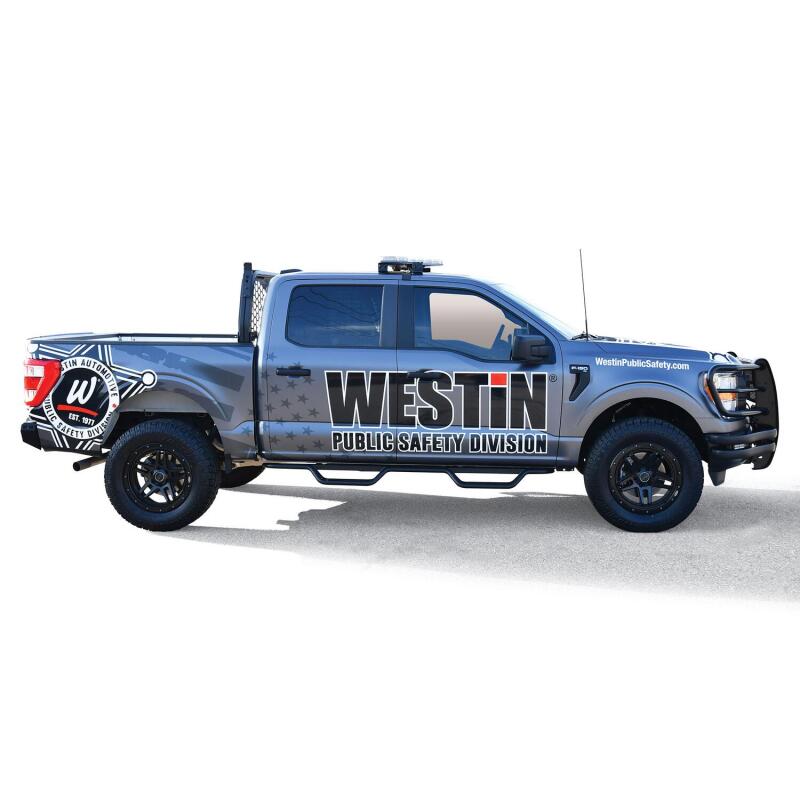 Westin Outlaw Drop Nerf Step Bars, SuperCrew/Crew Cab, fits Ford F-150