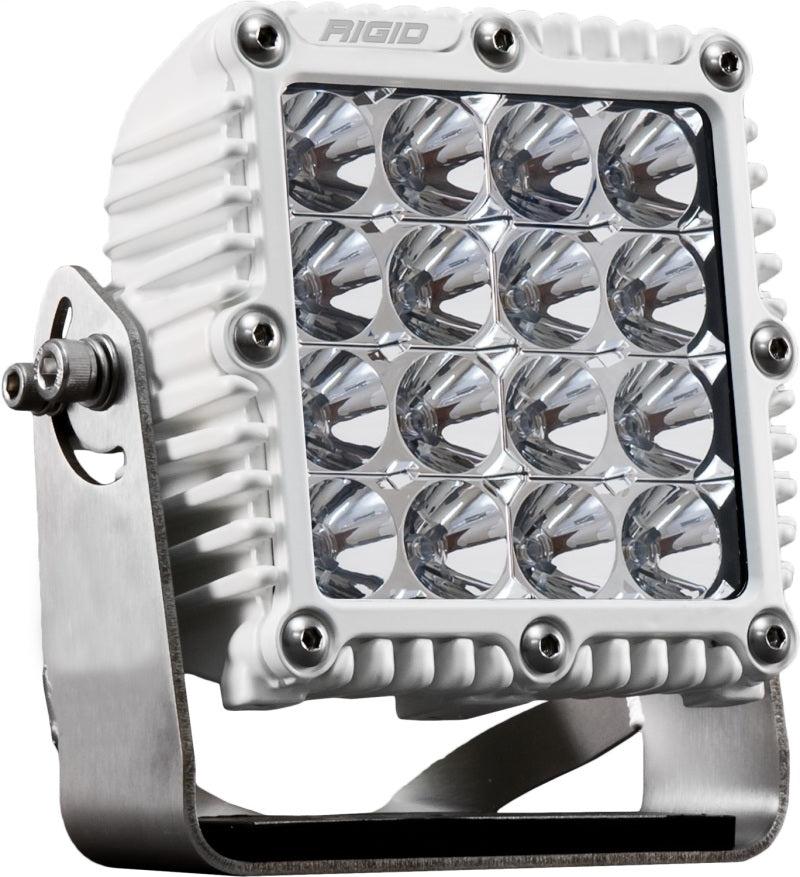 RIGID Q-Series PRO LED Light, Flood, White Housing, Single