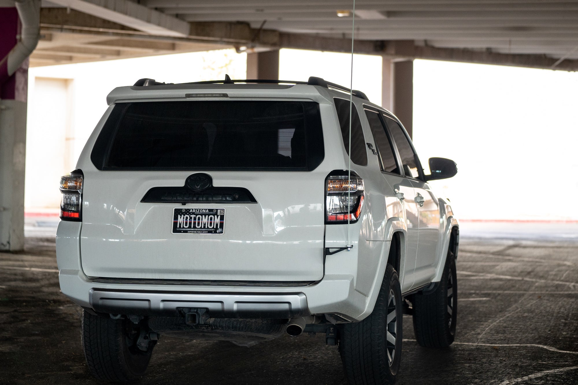 5th-Gen-Toyota-4Runner-CB-Antenna-Whip-Flag-Mount-3 - NVMOS