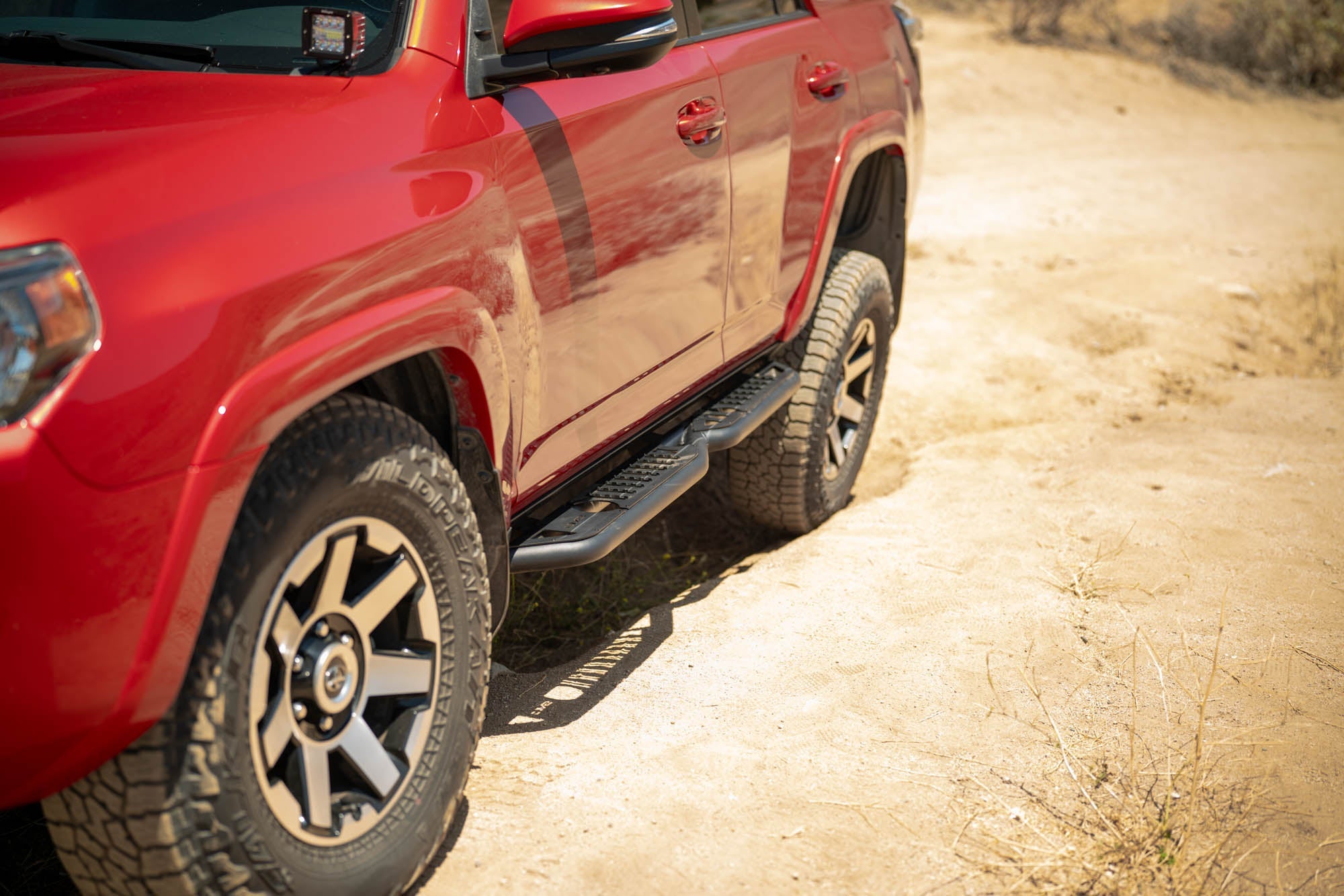 5th-Gen-Toyota-4Runner-OE-Plus-Side-Steps-On-Trail-5 - NVMOS