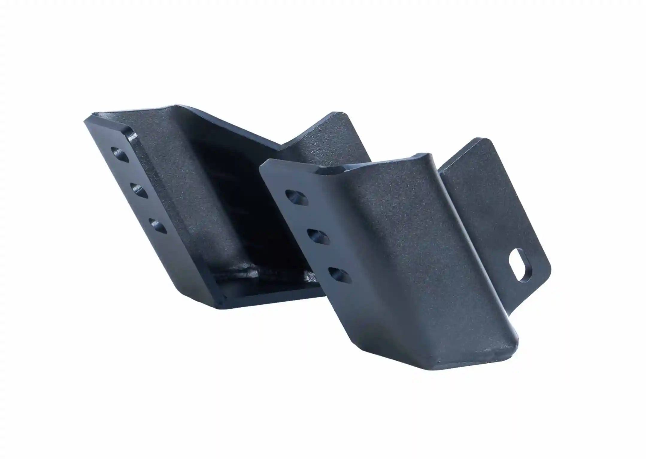 Image of the heavy-duty frame brackets included in the Backwoods Adventure Mods 5th Gen Toyota 4Runner Front Bumper kit Bundle