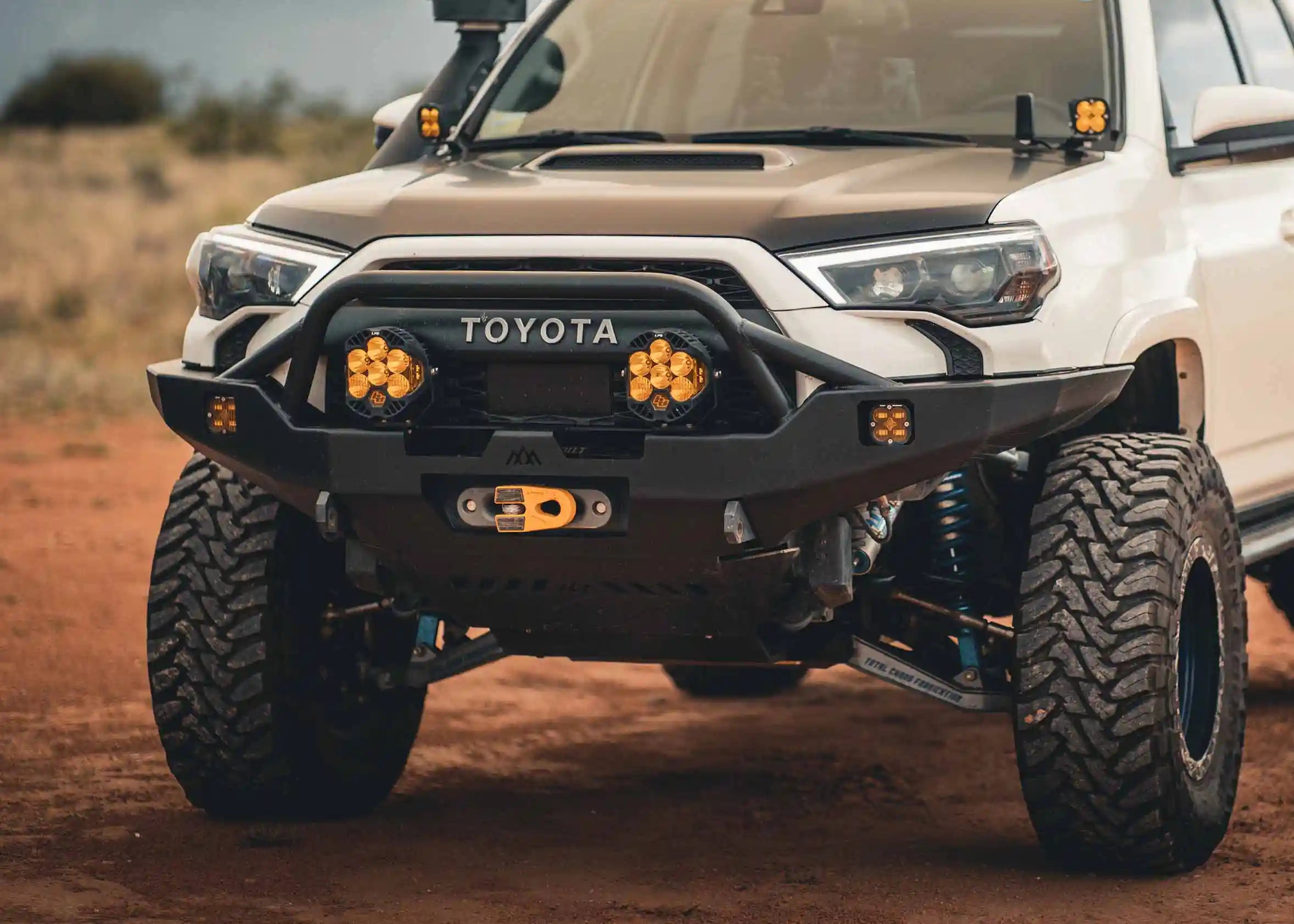 Image of the Hi-Lite Overland Hybrid Front Bumper included in the Backwoods Adventure Mods 5th Gen Toyota 4Runner Front Bumper kit Bundle