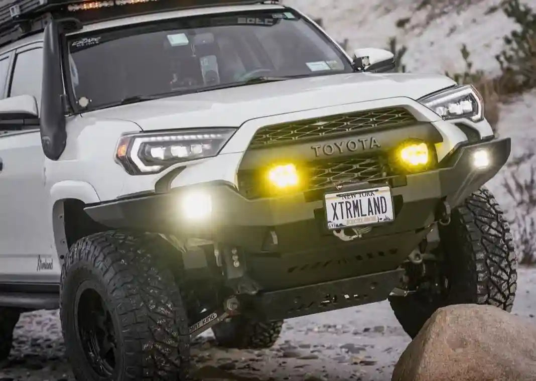 5th-gen-toyota-4runner-off-road-front-bumper-snow-wheeling - NVMOS