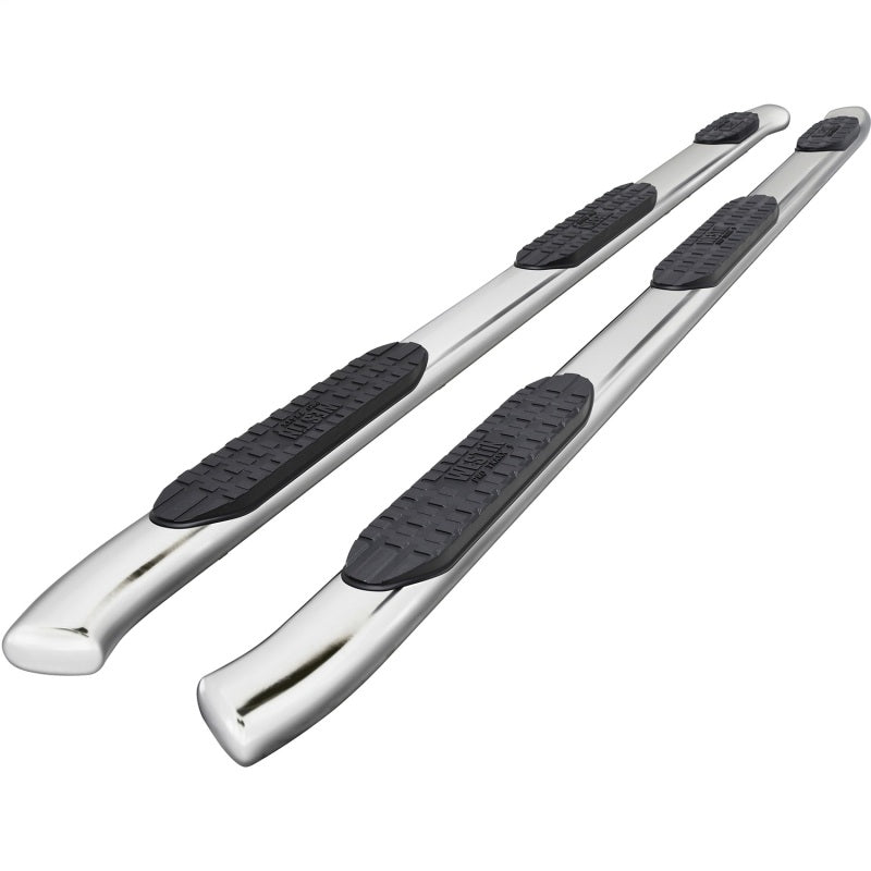 Westin PRO TRAXX 5 Oval Wheel-to-Wheel Nerf Step Bars, Crew Cab, 6.5 ft. Bed, fits Chevy Silverado HD 2500/3500