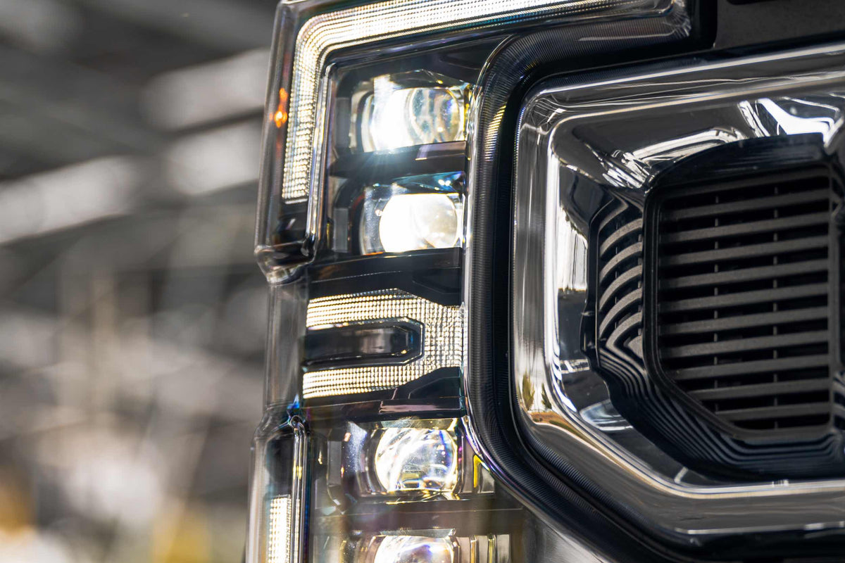Morimoto Super Duty XB LED Headlights (20-22), Bi-LED with Amber Side Markers - LF508