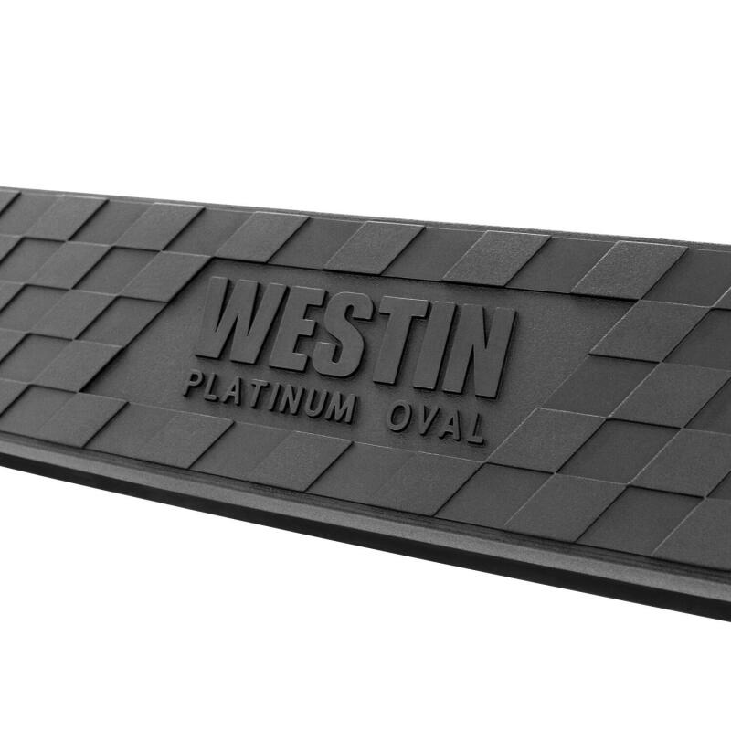 Westin Platinum 4 Oval Nerf Step Bars, Crew Cab, fits Chevy Silverado 1500