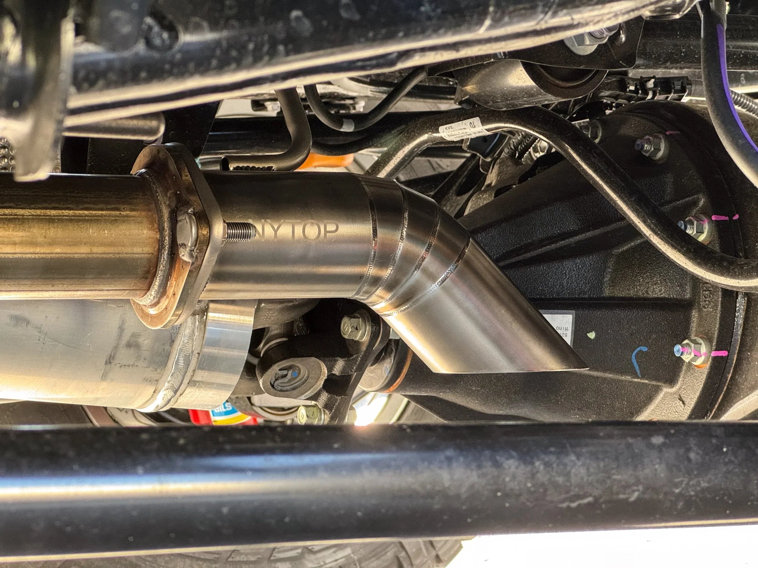 2024-Current Toyota Tacoma Titanium Axle Dump Exhaust Tip